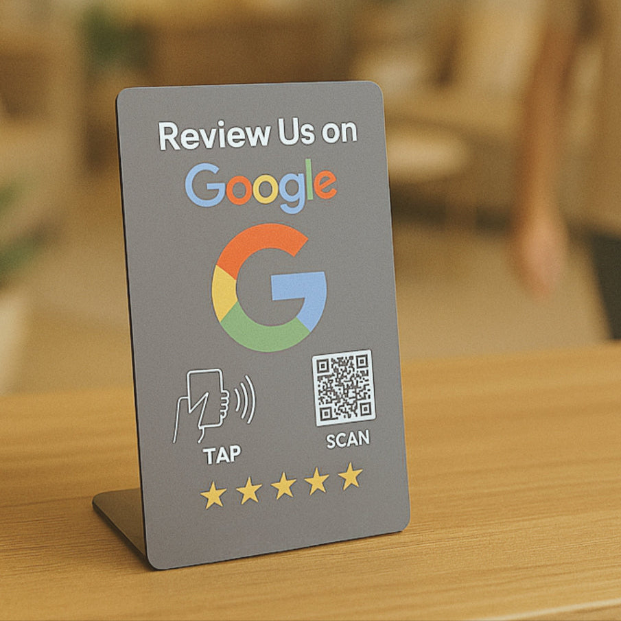 Tap Google Review Stand