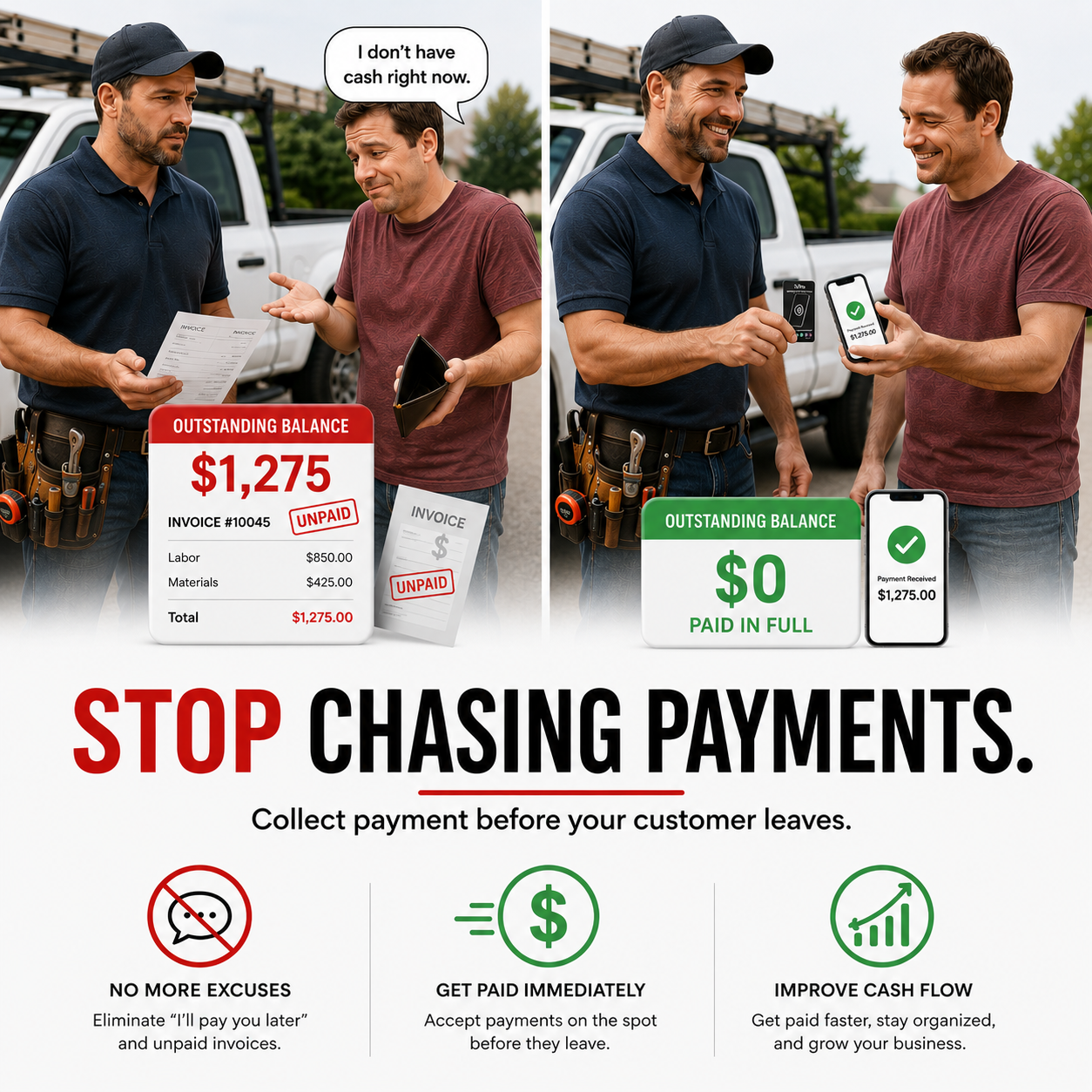 NFC Payment Card – Tap to Pay Link Card for Contractors & Businesses