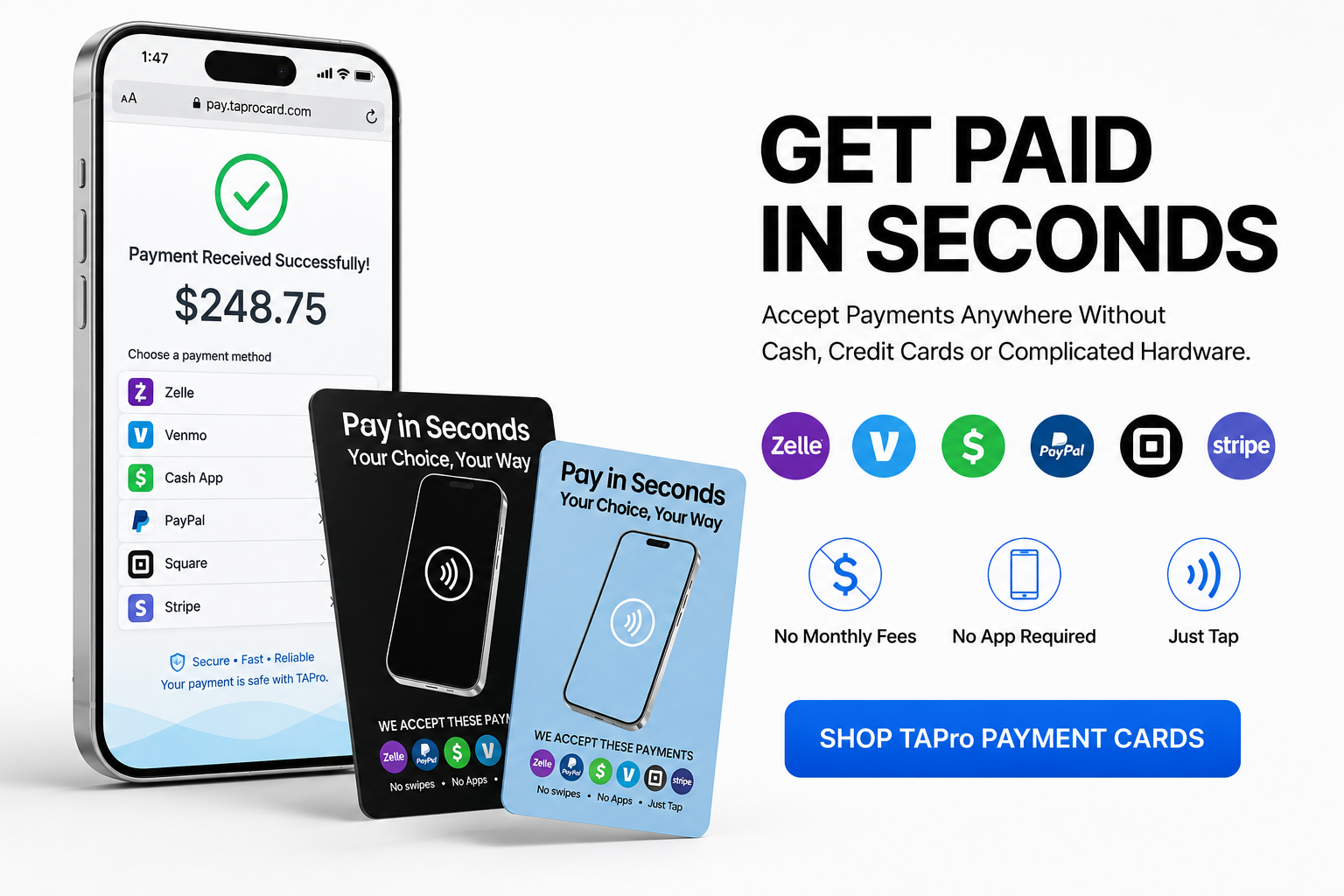 NFC Payment Card – Tap to Pay Link Card for Contractors & Businesses