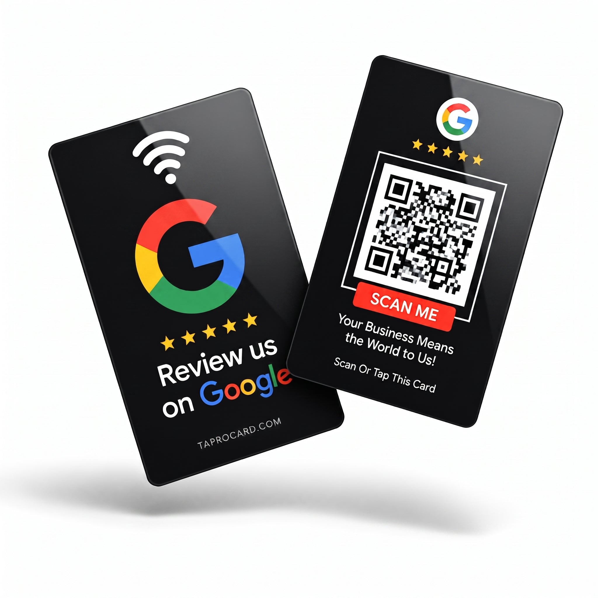 NFC + QR Google Review Cards Bundles – Google Review Card with QR Code | TAPro