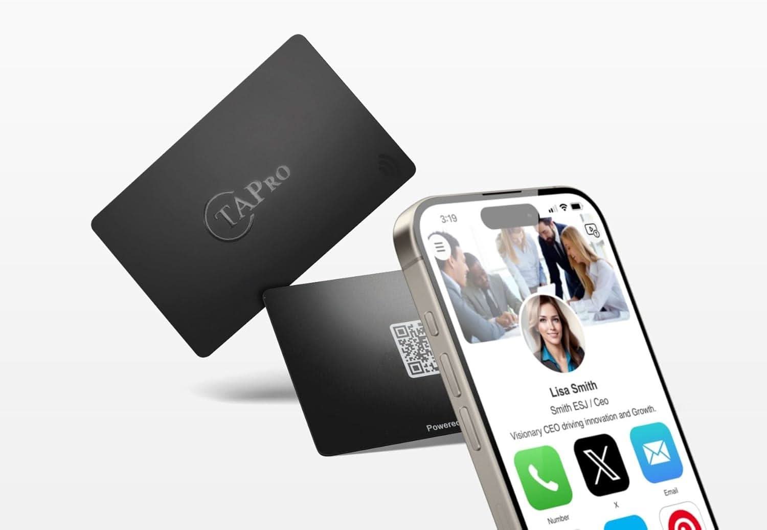NFC Business Card & Google Review Card Set (3-Cards) - Tapro