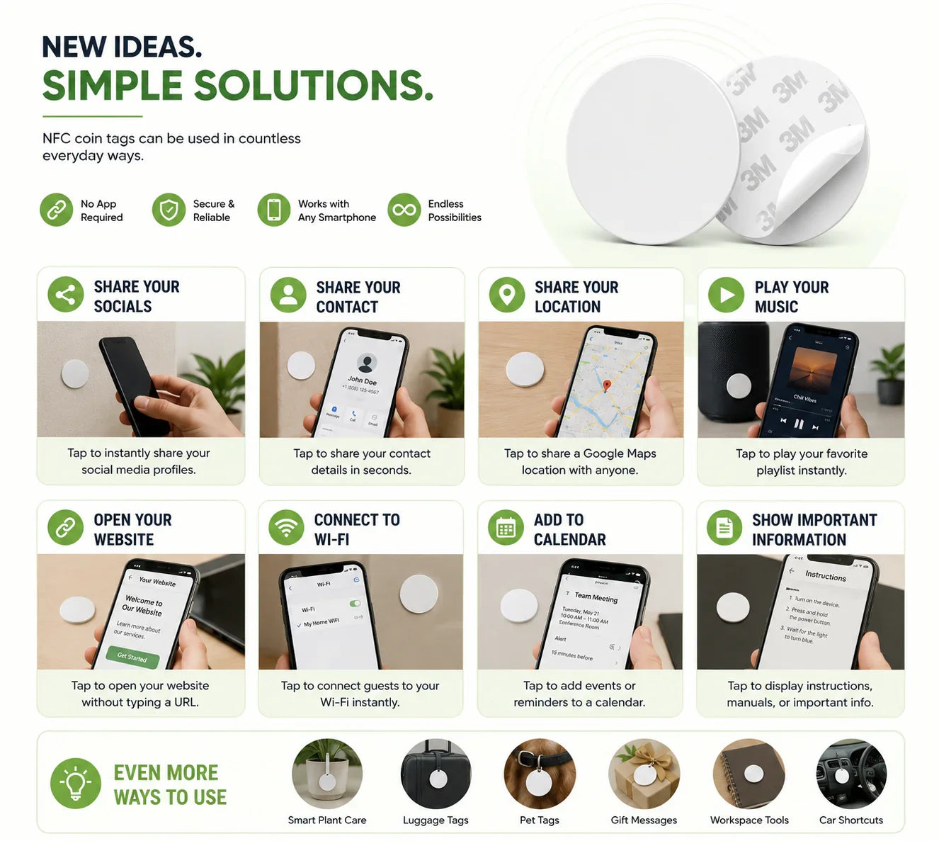 waterproof-nfc-coin-tags-with-adhesive-backing-for-contactless-smart-actions